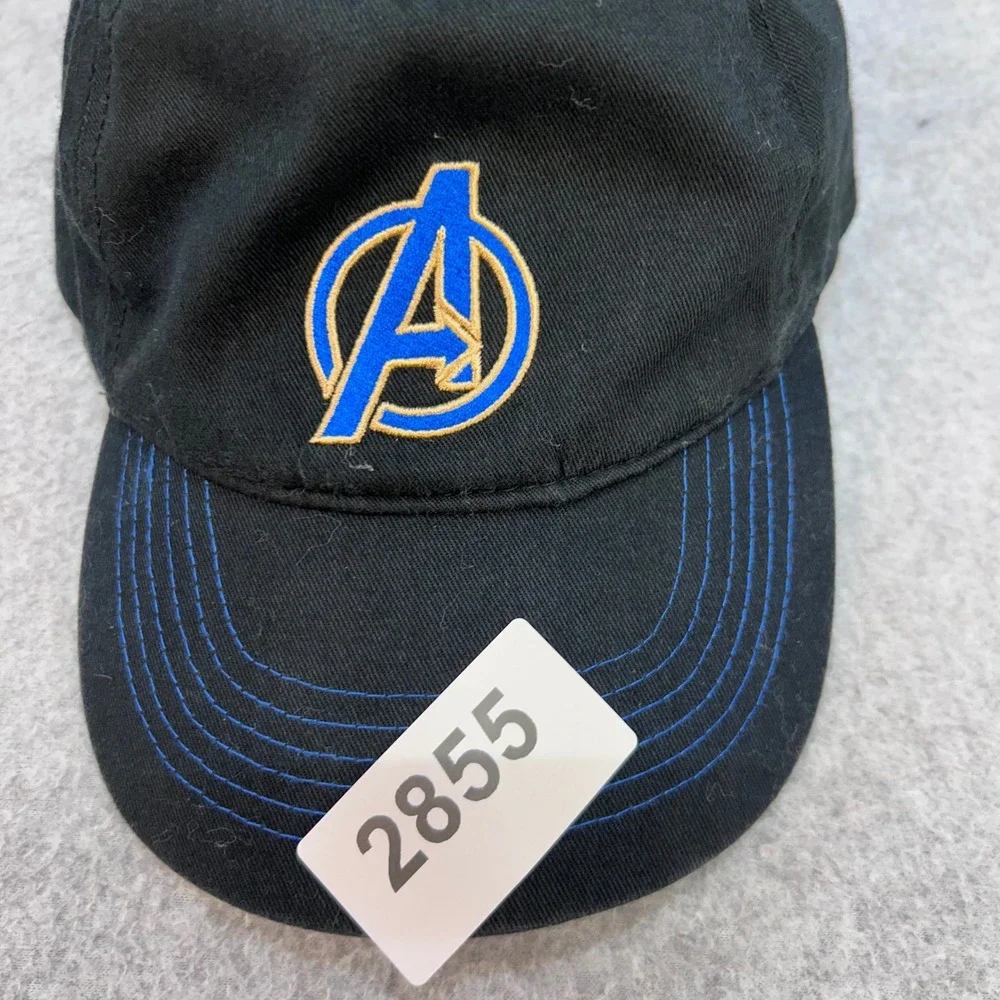 Avengers Logo Youth Black Marvel Baseball Cap Snapback Hat OSFM